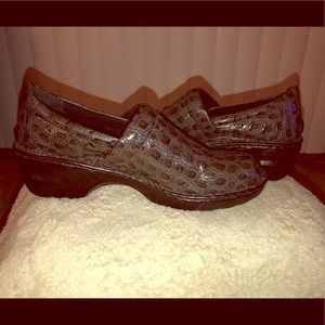 B.O.C Crocodile Print Clogs